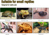 kathson Resin Basking Platform for Turtles, Tortoise Climbing Ramp, Reptile Hides, Aquarium Decorations for Lizards