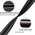 Nylon Short Dog Leash with Padded Handle, 3 Sizes, Highly Reflective Threads for Small, Medium, and Large Dogs