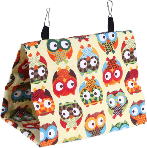 POPETPOP Bird Bed for Cage - Hanging Bird Hammock Snuggle Hut Tent for Parrots, Parakeets, Cockatiels