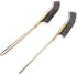 2pcs Bird Cage Cleaning Brush, Long Handle Feeder Wire Brush Cleaner for Parrot Pet Cage