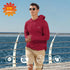 50+ Men's UPF Long Sleeve Sun Shirts UV Protection Hoodie Rash Guard Hiking Fishing Swim T Shirt