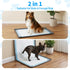 4 17.5x23.5 Inch Dog Pee Pad Holder with Magnetic Corner Clips, Silicone Small Silicone Non-Slip Base Puppy Potty