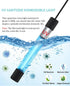 Aquarium Clean Light, 9W Submersible Aquarium Light, Fish Tank Clean Light with Timer, Submersible Waterproof Lamp for Filter Tank Sump Swim Pool by KINGYEENUO
