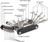 WOTOW 21 in 1 Bike Repair Tool Kit - Portable Mountain Bicycle Multitool with Hex Key Wrench & Tire Lever