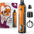 Juveximzy Electric Dog Nail Grinder: 5-Speed Quiet Dog Nail Trimmer with LED Light,