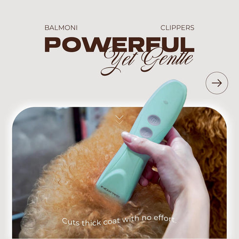 Trimmer, Cordless Pet Grooming Kit for Dogs & Cats, Quiet & Powerful Motor Paw & Face Lightweight Clipper, Dopamine