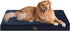 EHEYCIGA Orthopedic XL Dog Beds, Extra Large Dogs, Removable Washable Cover, Navy, 44x32