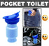 Generic 750ML Emergency Urinal, Pedestal Urinal, Pocket Toilet for Men Women, Pee Bottles with Sealed Lid Collapsible