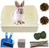 12Pcs Rabbit Litter Box for Cage, Bunny Potty Trainer Corner Guinea Pig