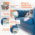 Cat Scratch Couch Protector - 12XL Clear Sheets, Extra Durable, Easy to Customize, Residue-Free