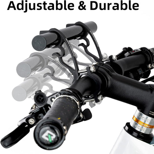 ROCKBROS Bike Handlebar Extender, Lightweight Double Handlebar Bracket for Speedometer, GPS, Phone Mount