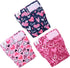 3 Pack WWD20M CuteBone Washable Dog Diapers Female No Tail Hole Reusable Doggie Period Training Pants Valentines