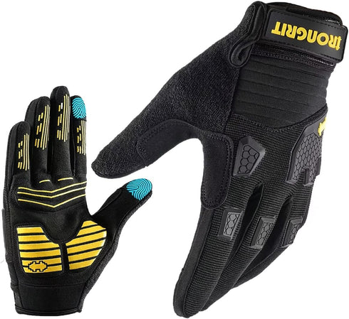 IRONGRIT Anti Slip Basketball Gloves - Unweighted Ball Handling Gloves for for Kids