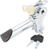 VBESTLIFE Electric Bike Seat Post, Foldable Metal Seatpost with Anti Theft Key Internal Lock for Bike Accessory
