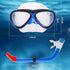 Kids Snorkel Set, Anti-Fog Mask with Nose Covers for Youth, Boys & Girls Age 5-12