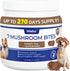 550 Bites Turkey Tail Mushroom for Dogs - Immune, Gut, Skin, Joint