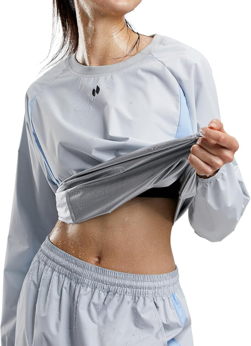 HOTSUIT Sauna Suit Women Durable Gym Workout Sauna Jacket Pants Sweat Suits