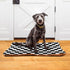 Checkerboard Pet Bed Pad, Soft Dog Bed Mat with Anti-Slip Bottom, Machine Washable Crate Pad for Sleeping