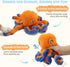 Squeaky Dog Toy for Puppy Teething, Plush Octopus Dog Toy, Puppy Chewing Toy, Soft Stuffed Chew Toys for Small Dogs