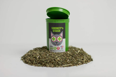 Smokey's Stash Cat Catnip Spray and Dried Organic Catnip Combo, Maximum Potency Bundle