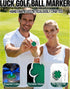 50 Pcs Golf Ball Markers - Four Leaf Clover, Cute Funny Novelty Golf Markers, Golf Accessories Gifts Ball Position