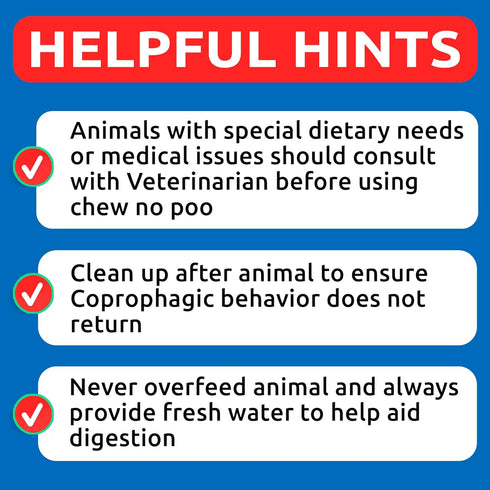 NO Poo Treats - Coprophagia Treatment for Dogs, Stool Eating Deterrent with Probiotics & Enzymes (240 Ct - Chicken)