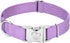 Country Brook Petz Premium Nylon Dog Collar with Metal Buckle for Small Medium Large Breeds (Large, 1 Inch, Lavender)