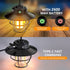 Rechargeable Camping Lantern, Portable Retro Light with 4 Waterproof Modes (1300-6500K) for Camping, Hiking, Emergency,