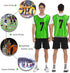 Scrimmage (12 Pack) Training Vest Team Sports Pinnies Jerseys for Adult Youth Soccer Bibs Numbered Practice Jerseys