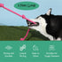 Tough Tug Rope Dog Toy - TUG of WAR Dog Toy (Pink 5 ft Long Strong Durable Rope Pull Toy with Handle)