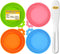 Lydia's Deal 4 Pack Universal Pet Food Can Covers, Silicone Lids for Dog and Cat Cans, Multicolor