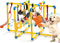 Tengantongda Upgraded Puppy Play Gym with 9 Hanging Toys, Reinforced Frame & Strong