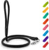 Rolled Leather Dog Leash - 4Ft * 0.5 in for Small Medium Large Dogs, Heavy Duty for Outdoor Walking, Running, Training
