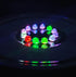 NICREW Multi-Colored Aquarium LED Bubbler Stone Disk, Fish Tank Bubbler with Auto Color Changing LEDs