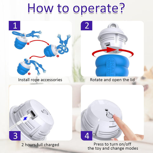 Interactive Motion Activated Dog Toy - Keep Your Dog Engaged