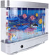 5V Asixxsix LED Fish Tank Aquarium Night Light with Moving Fish for Bedroom Office Desk Baby Kids Sensory Experience