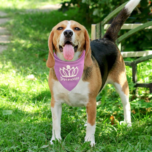 PUPTECK Dog Bandana - Triangle Bibs Scarf Pet Accessories, Photo Prop for Small Medium Large Dogs Girls, Purple