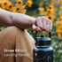 Oceans Water Bottle with Straw Lid | 32 oz Engraved Stainless Steel Insulated with Strap