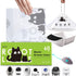 AWoHH 60 Tidy Draw-Pack Cat Litter Box Robot 5/4/3 Waste Bags,Tear-free, Sensor-compatible, Automatic