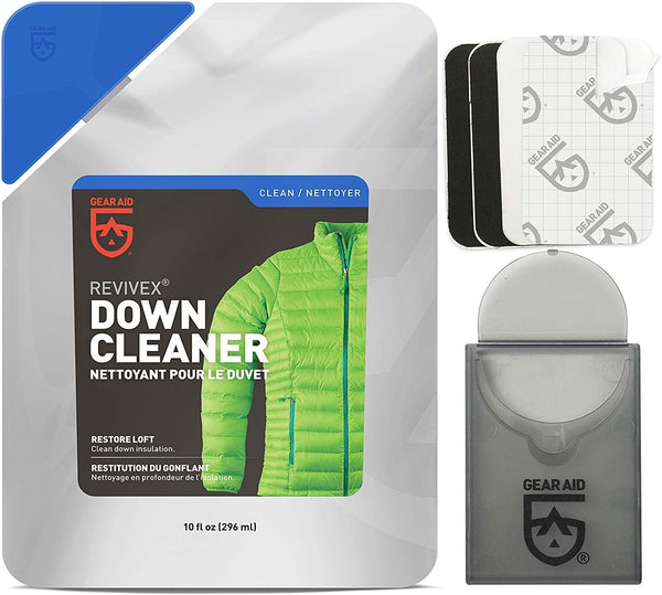 GEAR AID Revivex Down Care Kit for Jackets, Vests, Blankets, and Sleeping