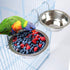 2 Pack Stainless Steel Bird Feeder Bowls, Coop Cups with Wire Hook, Parrot Feeding Dish for Finches Lovebirds