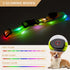 LED Pet Collars USB Rechargeable, Light Up Dog Collars Waterproof and Rechargeable, Flashing Glow in Dark Dog Collars, Adjustable Lighted Small Medium Large Dogs Collars for Night Walking.