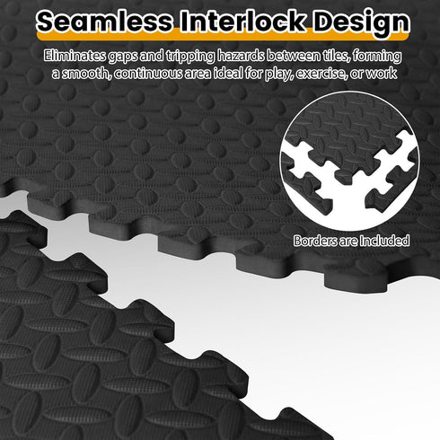 0.5 25 25 52 12 Tangkula Puzzle Exercise Mats, Thick EVA Interlocking Foam Floor Tiles for Protective, Non-Slip Workout