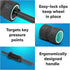 4" 500 lbs Chirp Focus Muscle Roller, Focus Wheel and Roller Handle in One, On-The-Go Muscle Massage Tool, Stretching