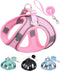 Dog Harness for Small Medium Large Dogs: No Pull, Puppy Harness and Leash Set, Step-in Mesh Harness (Pink, XS)