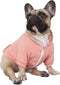 iChoue French Bulldog Clothes Hoodies for Dogs, Pug English Boston Terrier Bully Pitbull Corgi Sweatshirt, Peach/Large