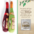 KittiLush 2-Pack Organic Silvervine Catnip Substitute Toys - 100% All-Natural Refillable Wine Bottle Kicker