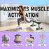 Folaps Squat Wedge Block with Guide for Heel Elevated Squat Weightlifting Slant Board for Squats with Carry Bag