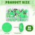 Tweruna 50 PCS Green Reflective Trail Markers, Reflective Tacks for Trail Marking, Green Thumb Tacks for Hunting Hiking