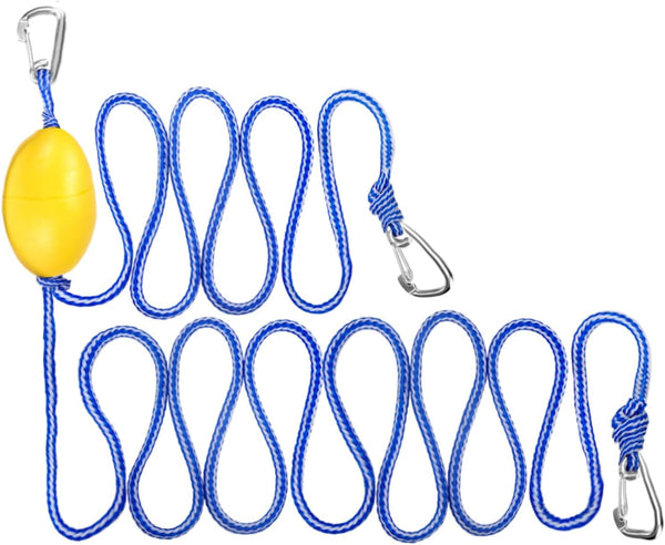 Heavy Duty Double Float Rope (6ft & 12ft) for Drift Sock Harness, Kayak Tow Line, Boat Tow Rope